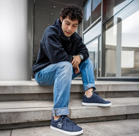 Navy | Low Top | Fuego Shoes