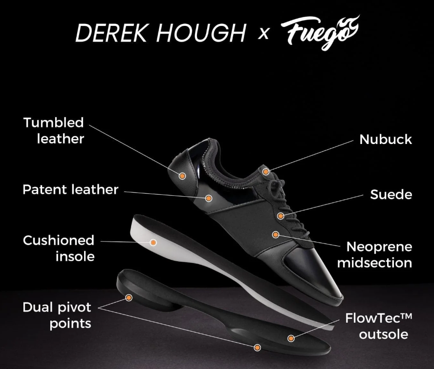 Derek Hough | Split Soles | Fuego Shoes