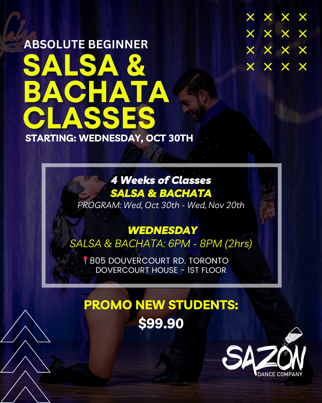 ABSOLUTE BEGINNER CLASSES | 4-WEEKS PROGRAM | TORONTO | OCT / NOV 2024