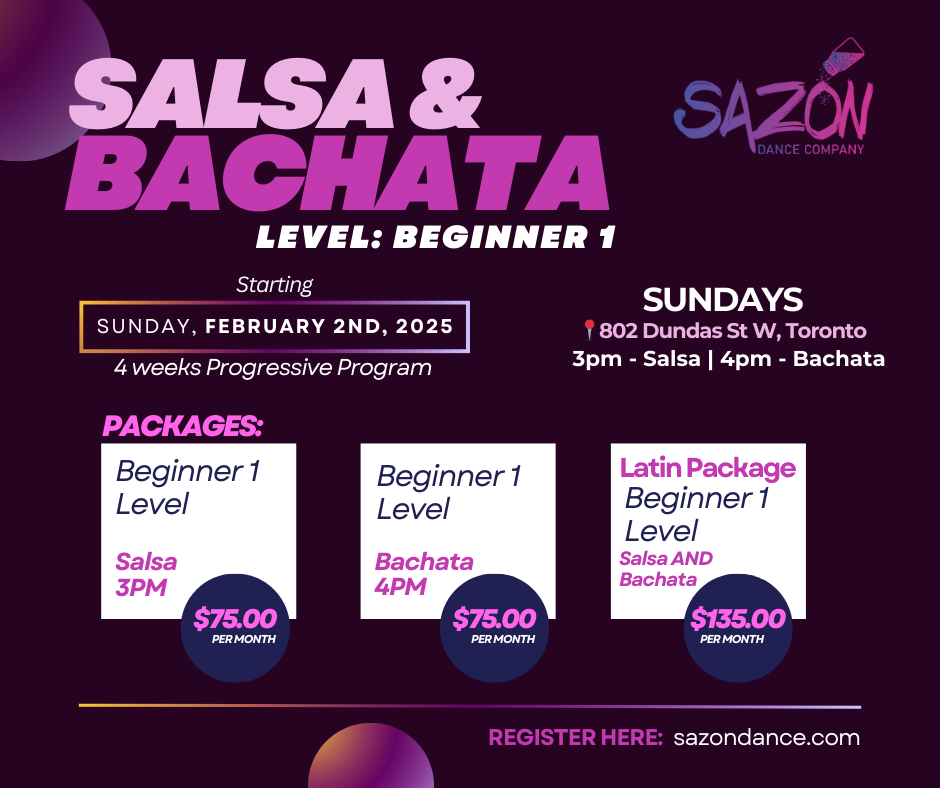 BEGINNER 1 | SALSA & BACHATA | TORONTO