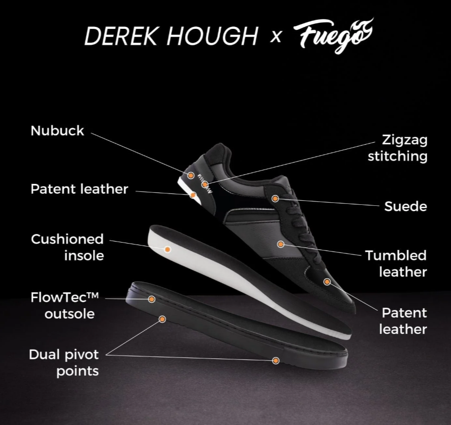 Derek Hough | Low Top | Fuego Shoes