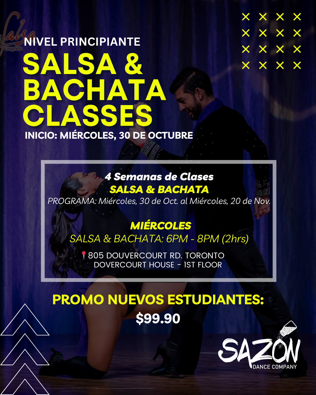 ABSOLUTE BEGINNER CLASSES | 4-WEEKS PROGRAM | TORONTO | OCT / NOV 2024