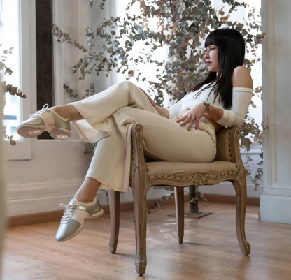 Champagne Split Sole | Fuego Shoes