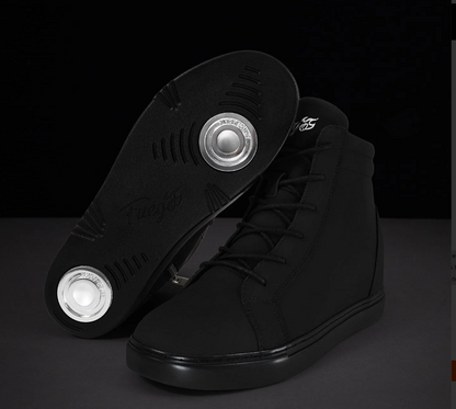 All Black Wedge | Fuego Shoes