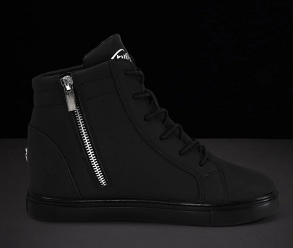 All Black Wedge | Fuego Shoes