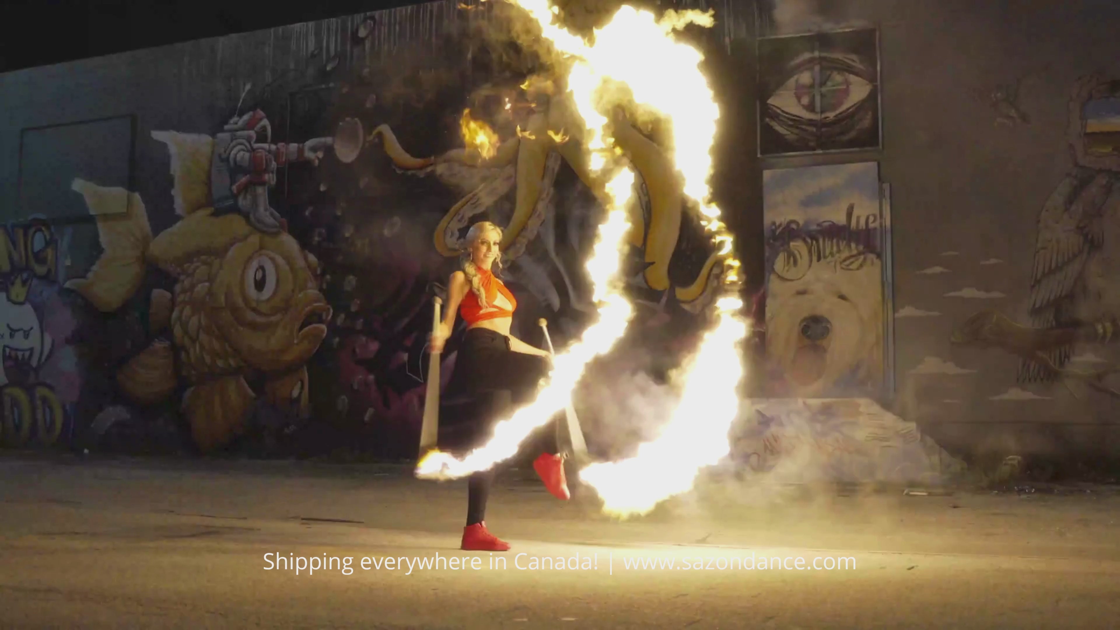 Load video: Fuego Shoes in Canada Video