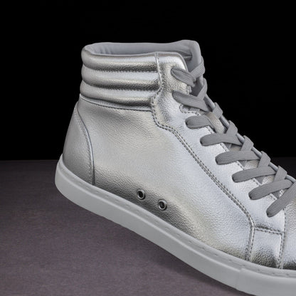 Silver High Top | Fuego Shoes