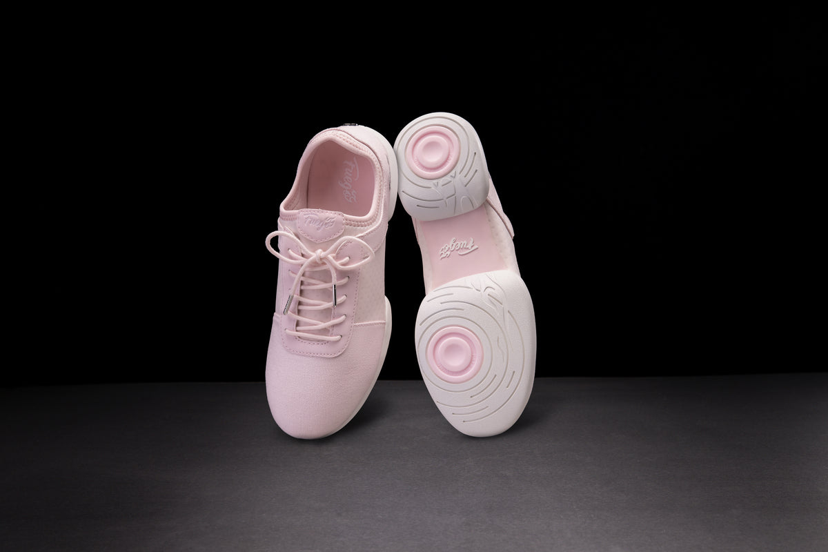 Pink split sole ballet on sale shoes